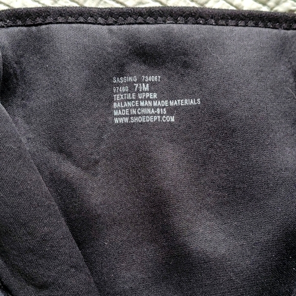 🔥Black Micro Suade 2" Heel Calf High Boot w/Gold Embellishments - Picture 6 of 7